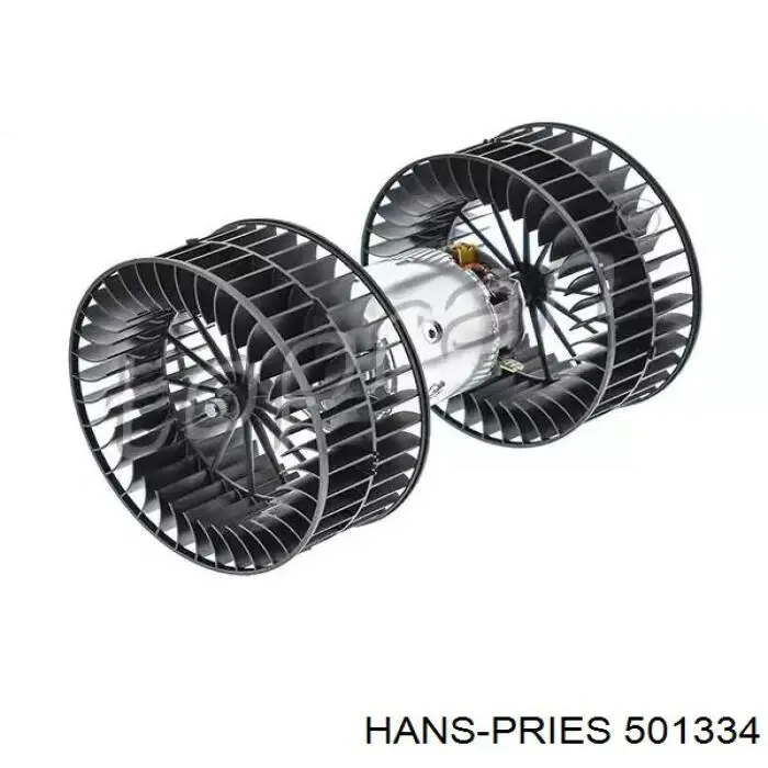 501334 Hans Pries (Topran) motor eléctrico, ventilador habitáculo