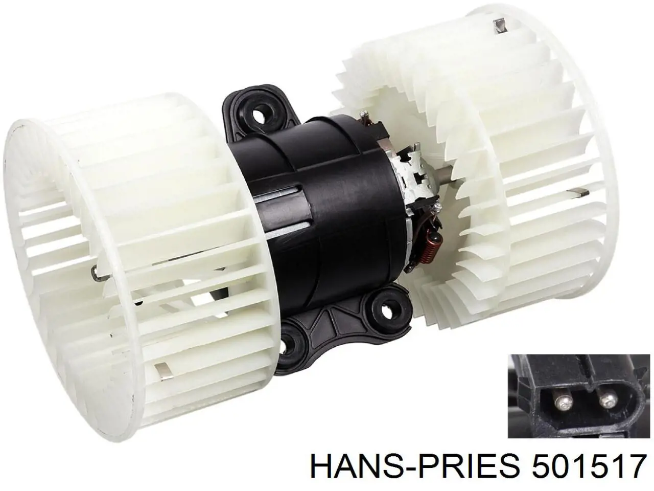 501517 Hans Pries (Topran) motor eléctrico, ventilador habitáculo