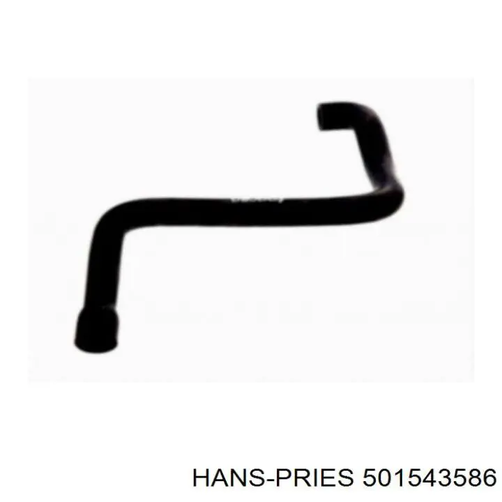 501 543 586 Hans Pries (Topran) manguera tuberia de radiador (gases de escape)