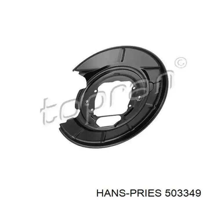 Comprar 503349 Hans Pries (Topran) Protector de disco de freno trasero izquierdo