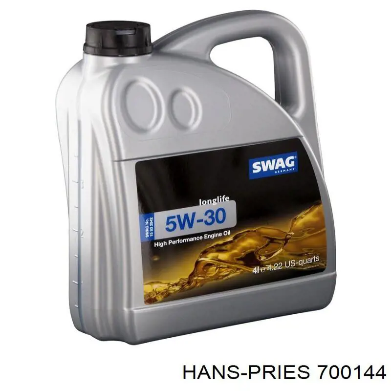 700144 Hans Pries (Topran) Tapa de bloque motor