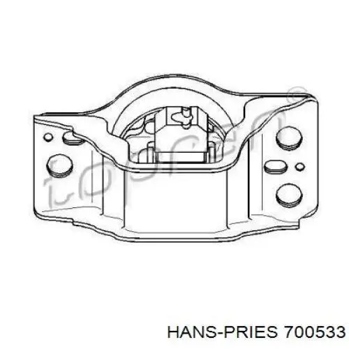 Soporte de motor derecho Hans Pries (Topran) 700533 precio, desde 45,16 EUR
