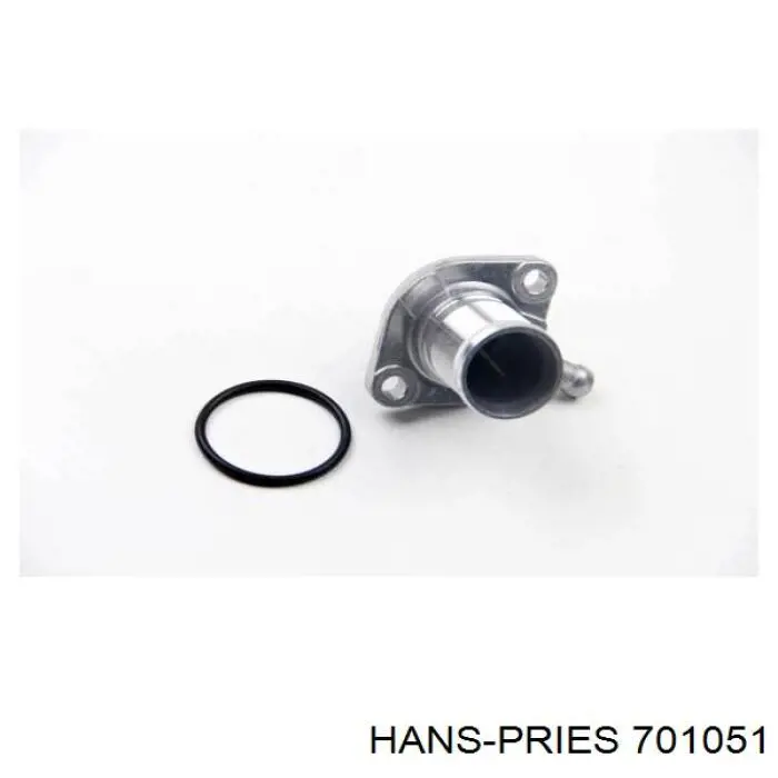 701051 Hans Pries (Topran) brida del sistema de refrigeración (triple)