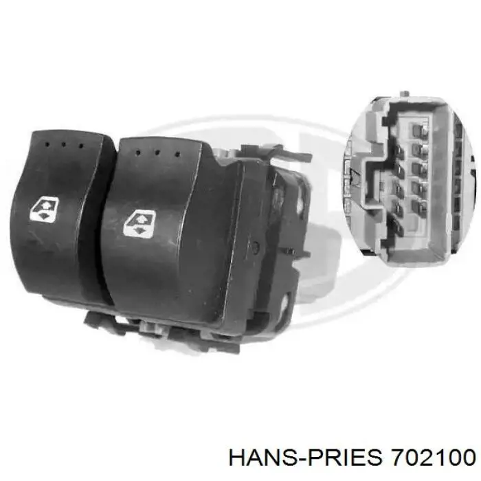 Unidad de control de elevalunas delantera izquierda Hans Pries (Topran) 702100 precio, desde 14,15 EUR