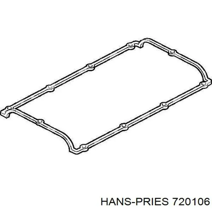 720 106 Hans Pries (Topran) junta de la tapa de válvulas del motor