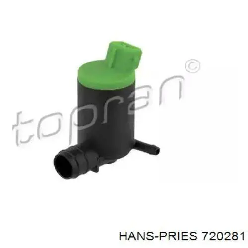 720281 Hans Pries (Topran) bomba de agua limpiaparabrisas, delantera