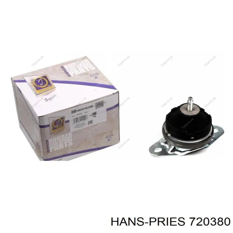 720 380 Hans Pries (Topran) soporte, motor, derecho superior