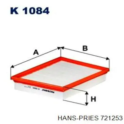 721253 Hans Pries (Topran) varillaje palanca selectora, cambio manual / automático