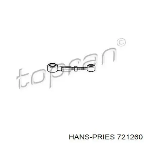 721260 Hans Pries (Topran) varillaje palanca selectora, cambio manual / automático