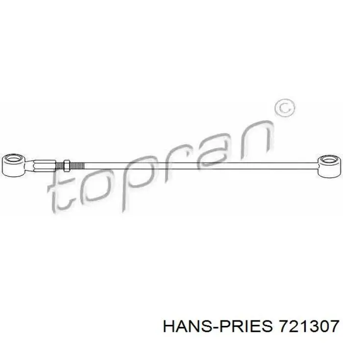 721307 Hans Pries (Topran) varillaje palanca selectora, cambio manual / automático