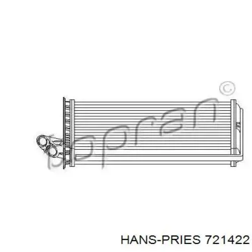 721422 Hans Pries (Topran) radiador de calefacción