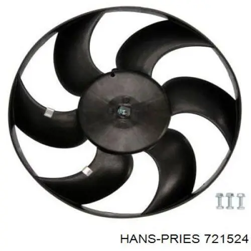 721524 Hans Pries (Topran) Electroventilador del motor