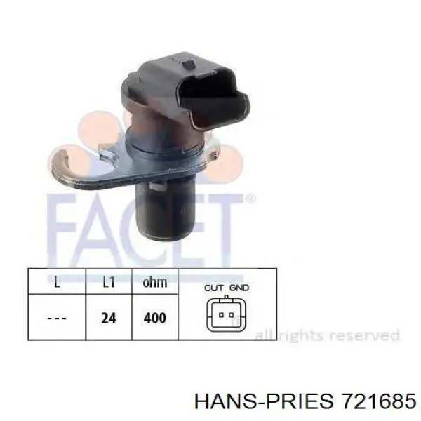 Sensor de posición del cigüeñal Citroen Berlingo B9