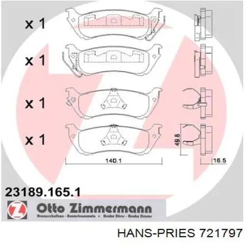 Válvula PCV Hans Pries (Topran) 721797 precio, desde 4,91 EUR