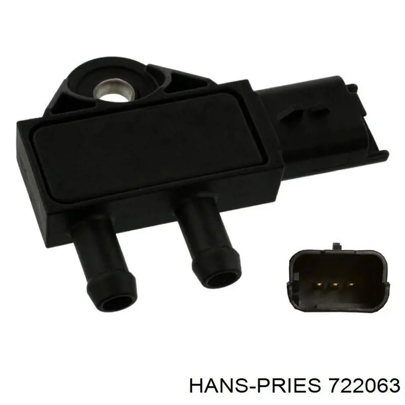 722063 Hans Pries (Topran) sensor de presion del colector de admision