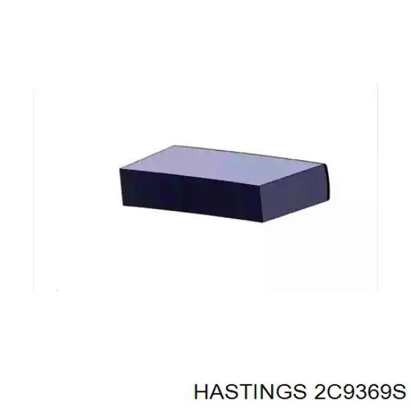 2C9369S Hastings Juego de anillos de pistón para 1 cilindro, STD