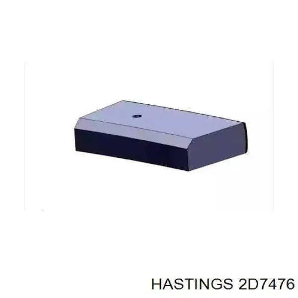 2D7476 Hastings Juego de anillos de pistón para 1 cilindro, STD