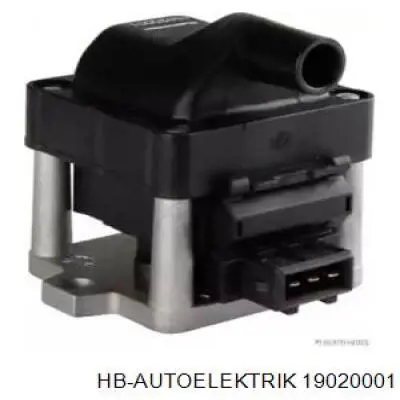 19020001 HB Autoelektrik Bobina de ignición