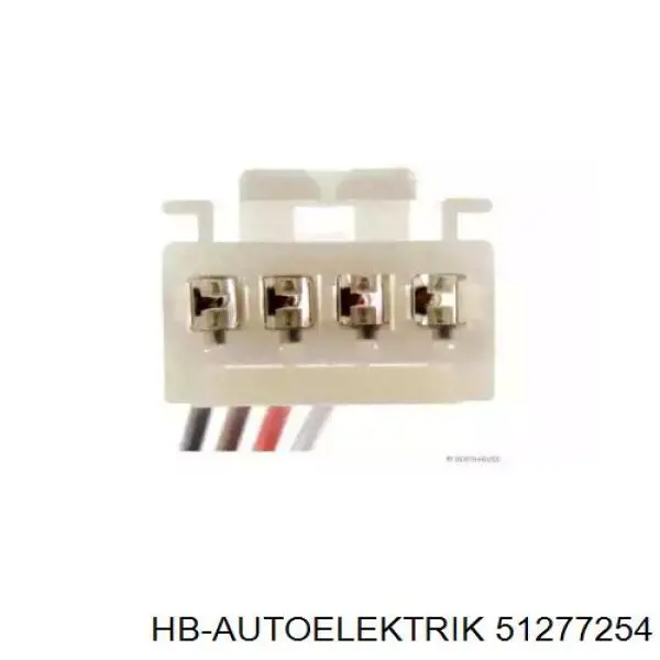 51277254 HB Autoelektrik conector luz trasera