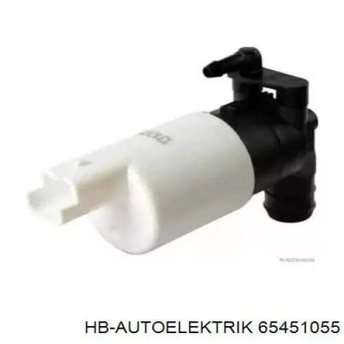 65451055 HB Autoelektrik Bomba de agua de lavado, lavado de parabrisas, delantera