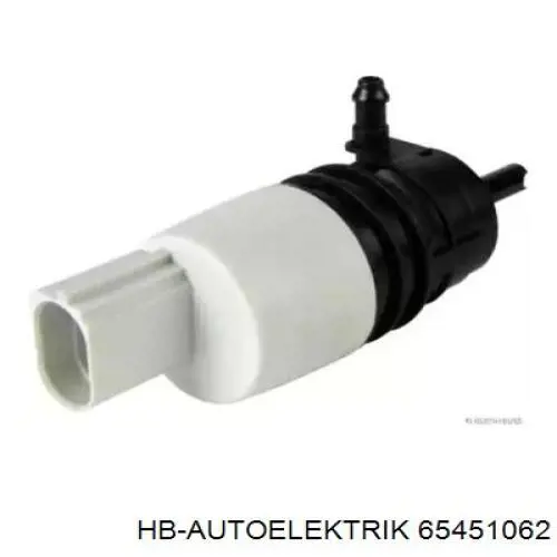 65451062 HB Autoelektrik Bomba de agua de lavado, lavado de parabrisas, delantera