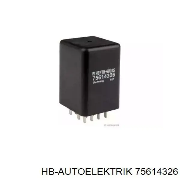 75614326 HB Autoelektrik relé de bujía de precalentamiento