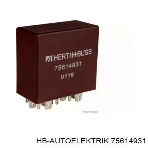 Comprar 75614931 HB Autoelektrik Relé de intermitencia del limpiaparabrisas
