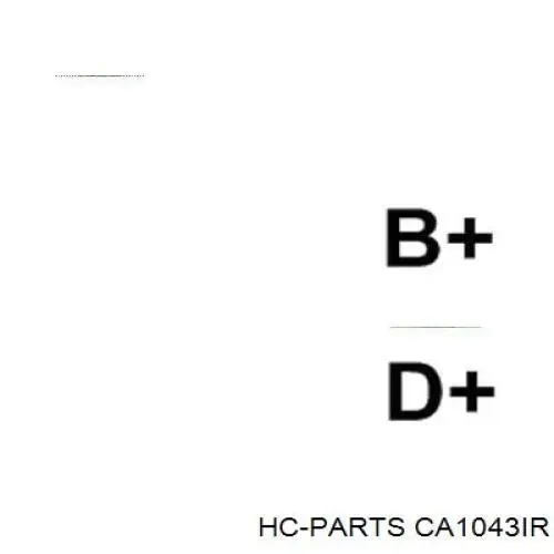 CA1043IR HC Parts alternador