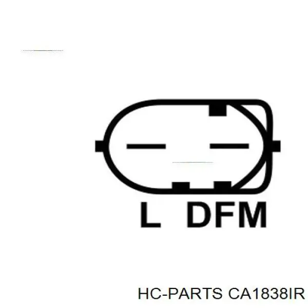 CA1838IR HC Parts alternador