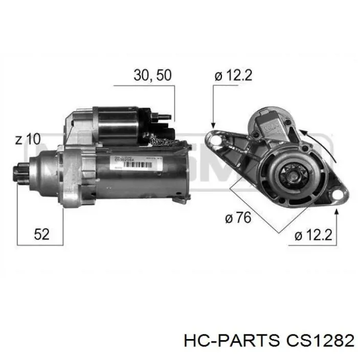 CS1282 HC Parts motor de arranque