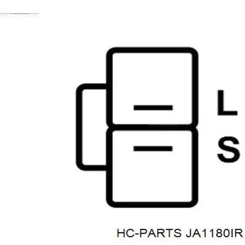 JA1180IR HC Parts alternador