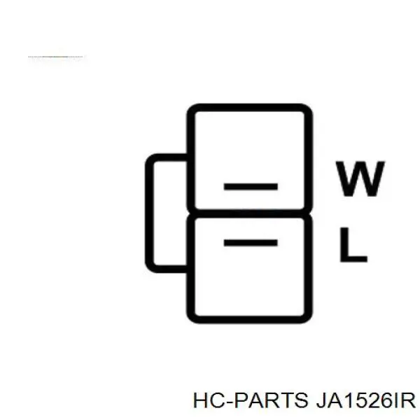 JA1526IR HC Parts alternador