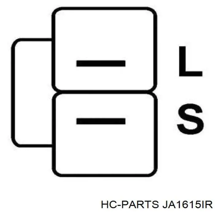 JA1615IR HC Parts alternador