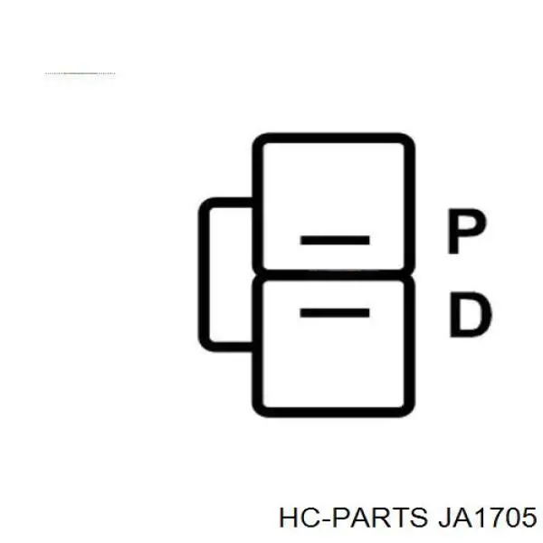 JA1705 HC Parts alternador