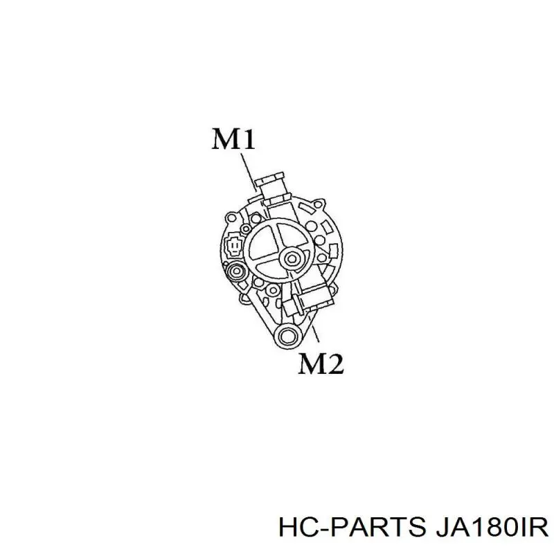 R28618300B Mazda Alternador de coche