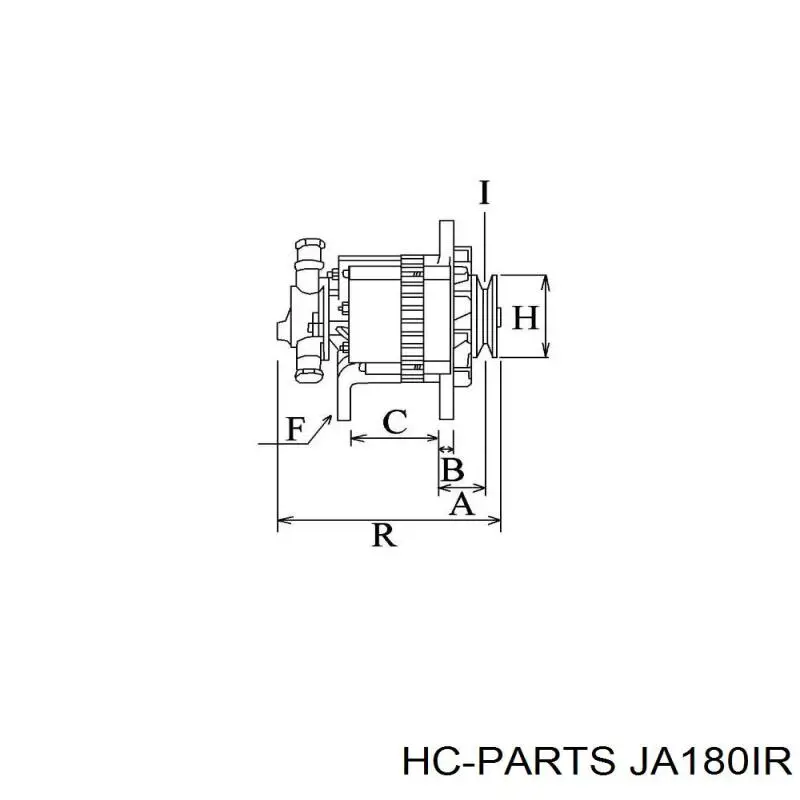 Alternador R28618300B Mazda