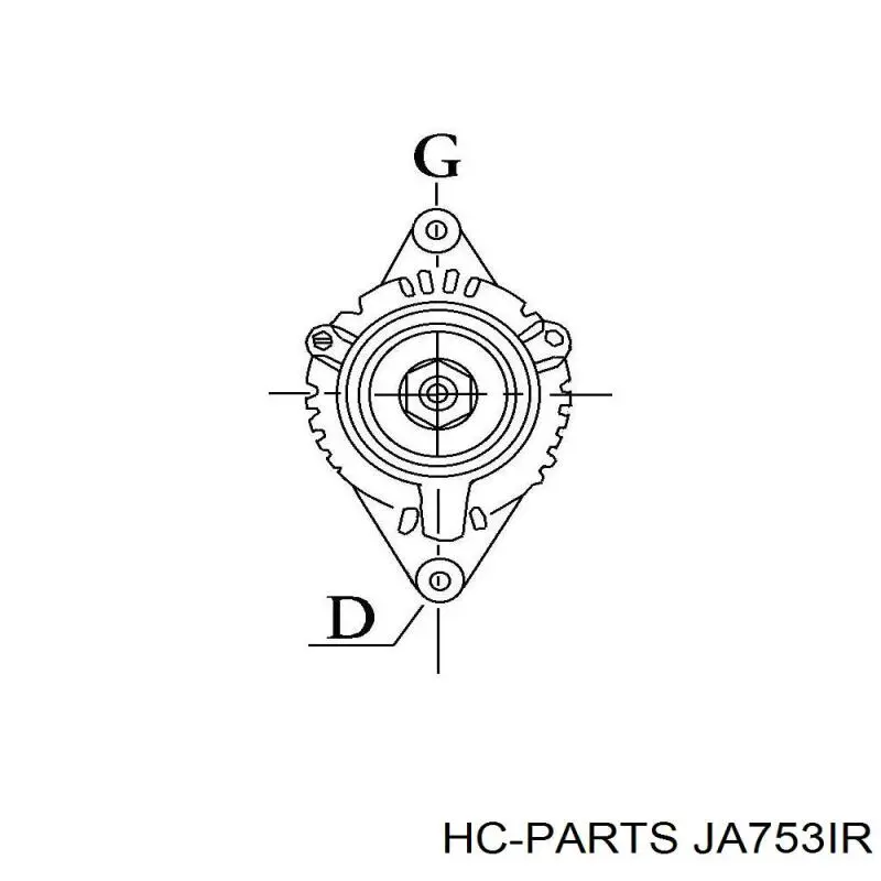 JA753IR HC Parts alternador