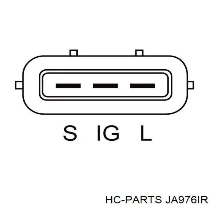 JA976IR HC Parts alternador