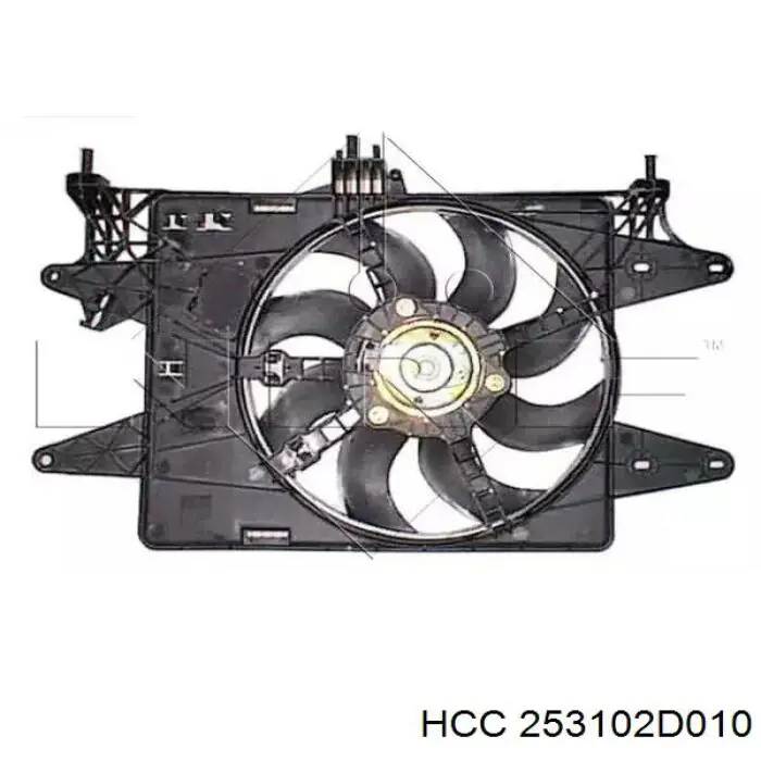 Radiador 253102D010 Hyundai/Kia