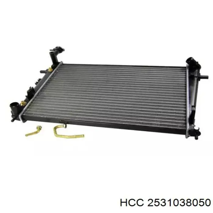 2531038050 HCC radiador refrigeración del motor