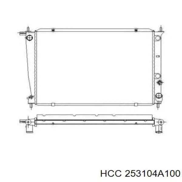 Comprar 253104A100 HCC Radiador de auto