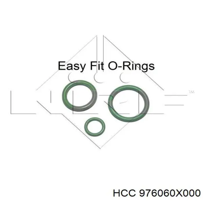 976060X000 HCC Radiador de aire acondicionado
