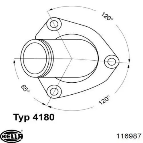 1.169.87 HELLA termostato, refrigerante