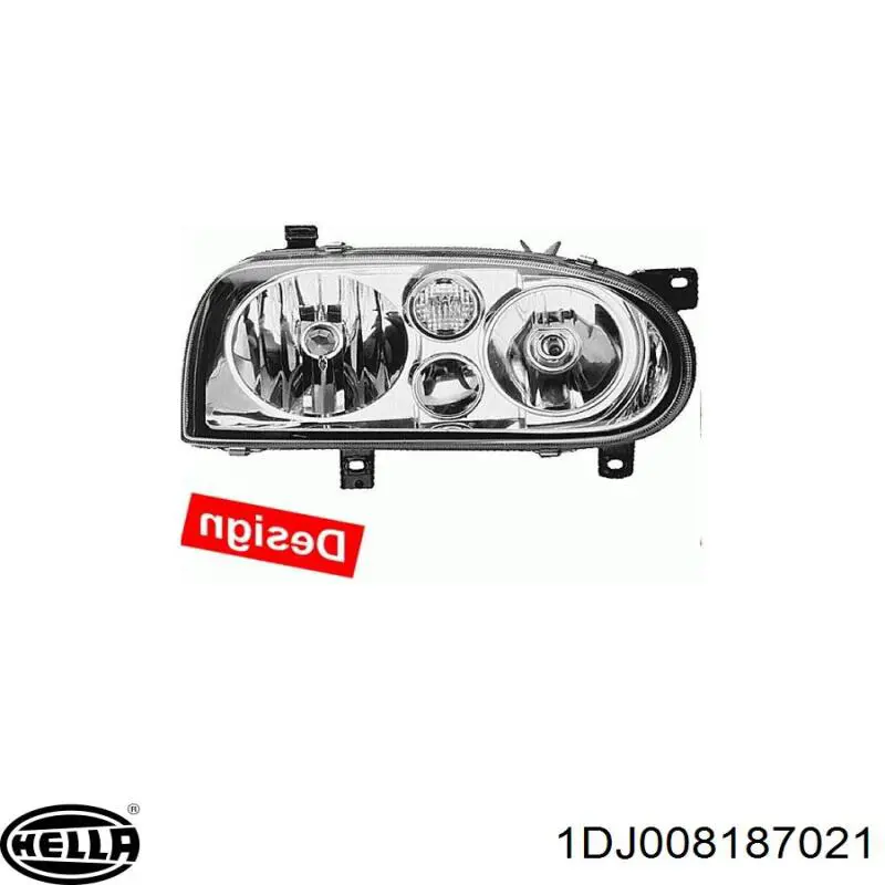 Faro derecho 1DJ008187021 HELLA
