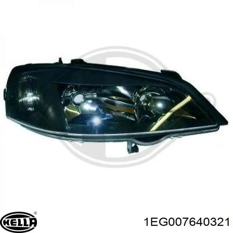 Faro derecho Opel Zafira F75