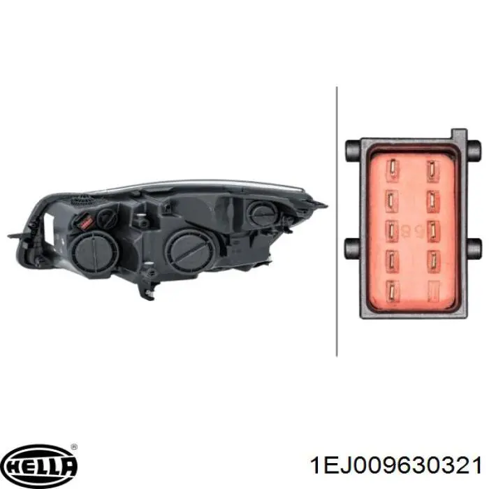 Faro derecho Opel 1EJ00963002 precio, desde 133,58 EUR