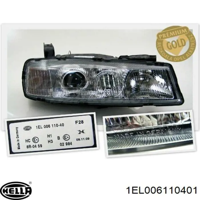Luz derecha para Opel Calibra  85
