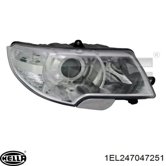 Faro izquierdo 3T1941017 VAG