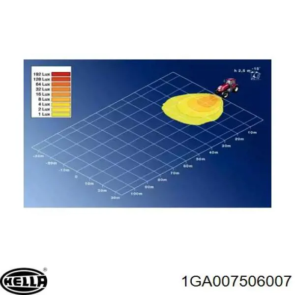 1GA007506007 HELLA lámpara, faro, izquierda/derecha