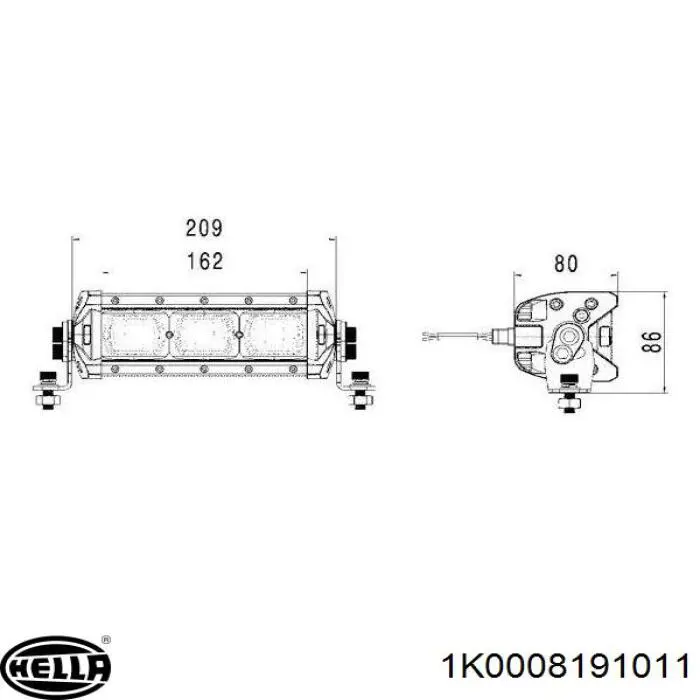 1K0008191011 HELLA 